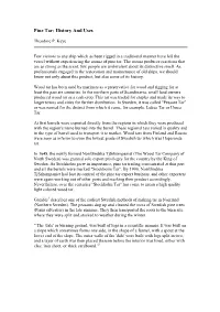 Pine Tar; History and Uses
