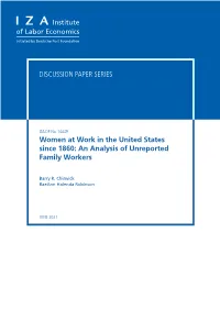 An Analysis of Unreported Family Workers