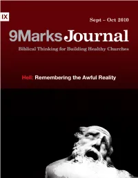 Hell in Biblical and Theological Perspective