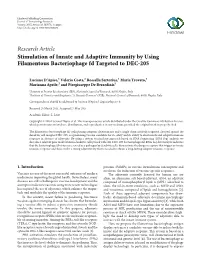 Stimulation of Innate and Adaptive Immunity by Using Filamentous Bacteriophage Fd Targeted to DEC-205