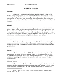 The Book of Joel