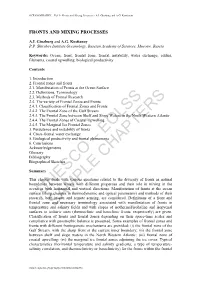 Fronts and Mixing Processes - A.I