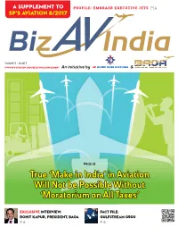 Make in India’ in Aviation Will Not Be Possible Without ‘Moratorium on All Taxes’