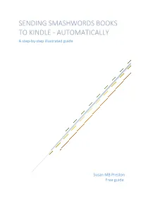 Sending Smashwords Books to Kindle - Automatically