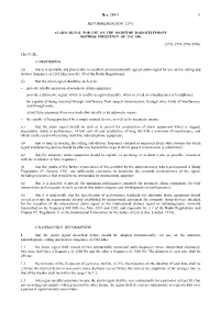 ALARM SIGNAL for USE on the MARITIME RADIOTELEPHONY DISTRESS FREQUENCY of 2182 Khz