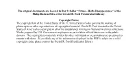 Hoffa Disappearance” of the Philip Buchen Files at the Gerald R