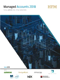 Managed Accounts 2018 New Ambitions, New Solutions