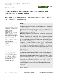 Oceanic Islands of Wallacea As a Source for Dispersal and Diversification of Murine Rodents