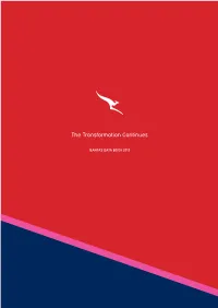 Qantas Data Book 2013 Disclaimer