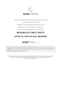 Reference Document Annual Financial Report