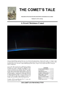 The Comet's Tale