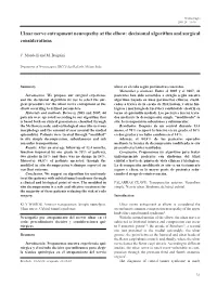 Ulnar Nerve Entrapment Neuropathy at the Elbow: Decisional Algorithm and Surgical Considerations
