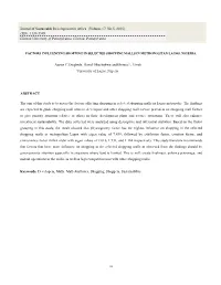 Factors Affecting the Demand for Shopping Malls in Selected.Austin