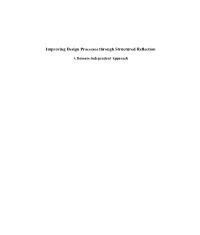 Improving Design Processes Through Structured Reflection