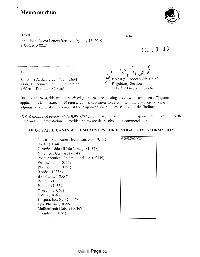 Memorandum JUL 1 6 201D