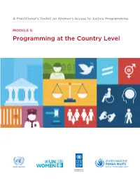 MODULE 5: Programming at the Country Level PUBLISHED BY