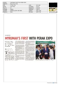 Myrumah's First with Perak Expo