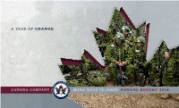 2018 Annual Report and Financial Statements