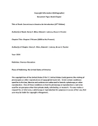 Corrections in America an Introduction (15Th Edition)