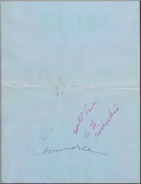 003 List of OTP Activities and Correspondence