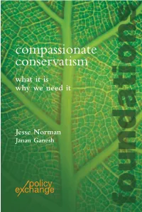 Compassionate Conservatism What It Is Why We Need It