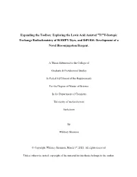 Exploring the Lewis Acid Assisted 19F/18F-Isotopic Exchange Radiochemistry of BODIPY Dyes, and Dipods: Development of A