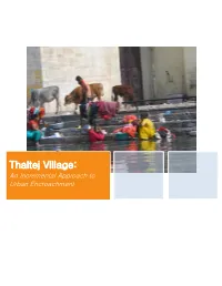 Thaltej Village: an Incremental Approach to Urban Encroachment
