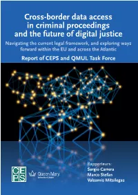Cross-Border Data Access in Criminal Proceedings and the Future