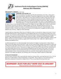 DUES for 2017 WERE DUE in JANUARY (Please Use the Form at the End of the Newsletter)