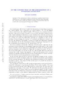 On the Construction of the Linearization of a Nonlinear Connection