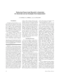 Reducing Prawn-Trawl Bycatch in Australia: an Overview and an Example from Queensland