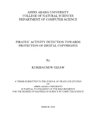 Addis Ababa University College of Natural Sciences Department of Computer Science