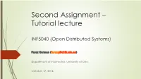 First Assignment