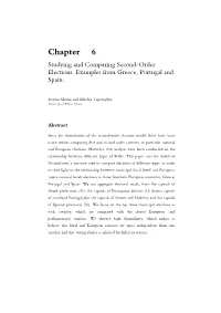 Chapter 6 Studying and Comparing Second-Order Elections