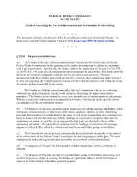 Guides Concerning the Use of Endorsements and Testimonials in Advertising