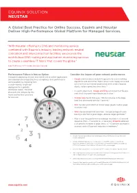 Equinix Solution Neustar