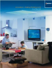 Innovation – Making Thinking Work Annual Report 2005