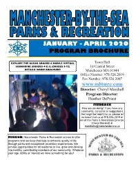 January - April 2020 Program Brochure