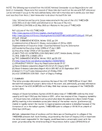 NOTE: the Following Was Received from the USSVI National Commander Via Our Region Director and District Commander