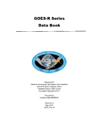 GOES-R Series Data Book
