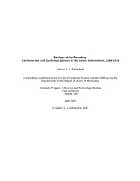Sockeye at the Boundary: Controversial and Contested Salmon in the Cohen Commission, 2009-2012