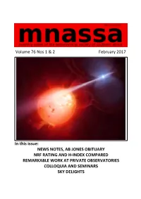 Volume 76 Nos 1 & 2 February 2017 in This Issue