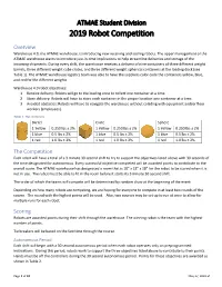 2019 Robot Competition