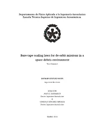 Bare Tape Tether Scaling Laws