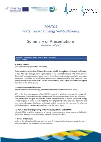 Download Summary of Presentations