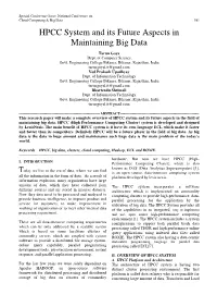 HPCC System and Its Future Aspects in Maintaining Big Data