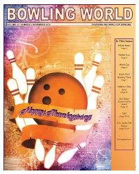 In This Issue WSOB Notes