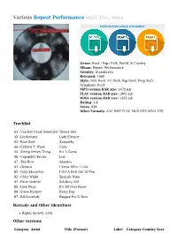 Various Repeat Performance Mp3, Flac, Wma
