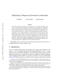 Gibbardian Collapse and Trivalent Conditionals
