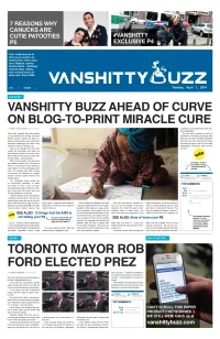 Vanshitty Buzz Ahead of Curve on Blog-To-Print Miracle Cure
